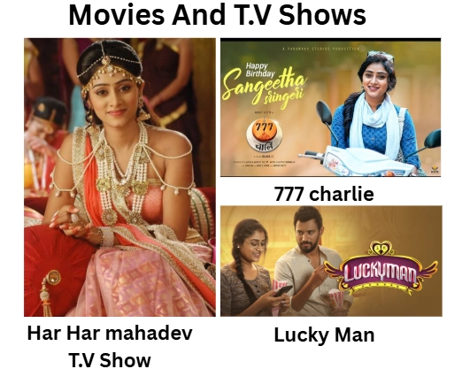 Movies and tv shows of  Sangeetha Sringeri