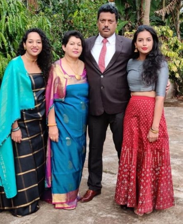 Sanchitha Poonacha Family