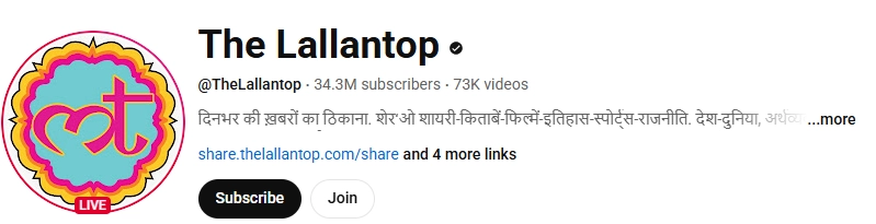 The lallantop channel