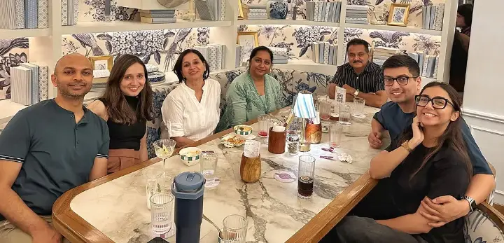 Vrishank Khanal Family