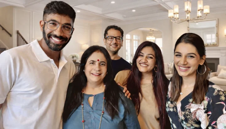 Sanjana Ganesan Family